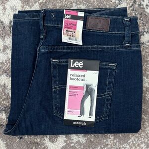 Lee Women's Stretch Bootcut Jeans - Deep Indigo Size 10L NWT